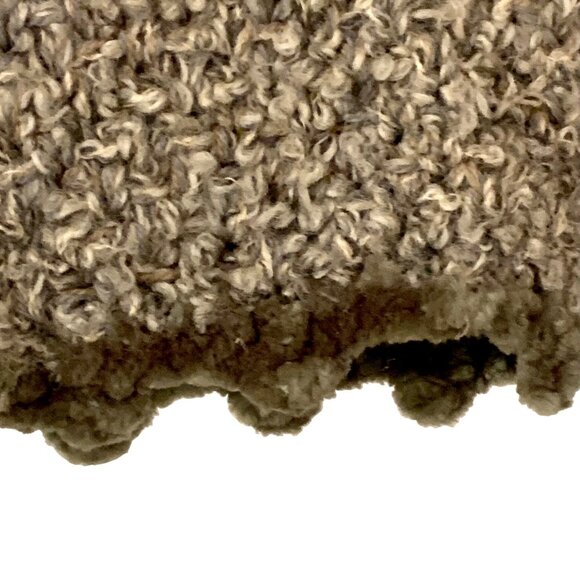 Bespoke Italian Gray Cardigan Sweater Boiled Wool Shirley Carraciolo Size Small - Picture 8 of 9